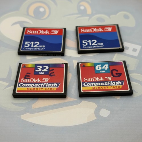 Lot sandisk compact - lot, flash